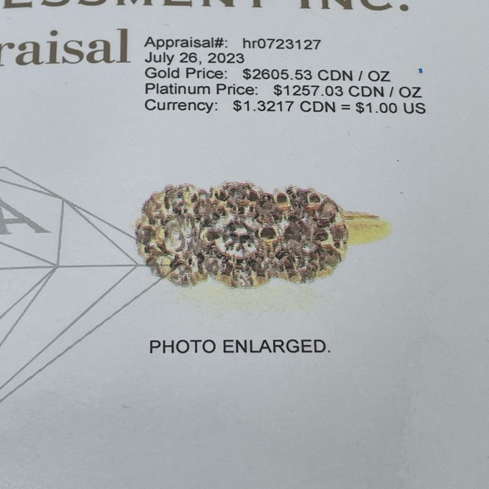Antique Diamond Ring TCW .84! - Picture 6 of 8